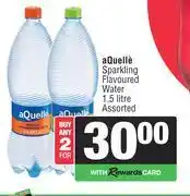 Spar Aquelle Sparkling Flavoured Water Assorted-For 2 x 1.5L offer