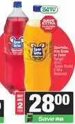 Spar Sparletta, Iron Brew Or Twist Range Assorted-For 2 x 2L offer