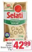 Spar Selati Golden Brown Sugar-2Kg offer