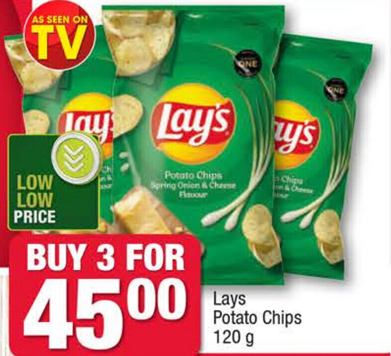 Lays Potato Chips 120g offer at Spar