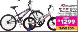 Game Raleigh 16 Or 20 Enduro Mountain Bicycle offer