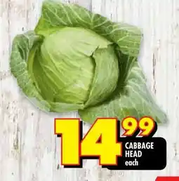 Shoprite CABBAGE HEAD offer