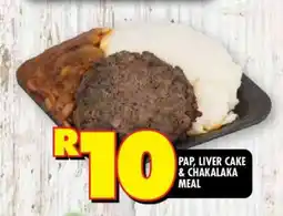Shoprite Pap, Liver Cake & Chakalaka Meal offer