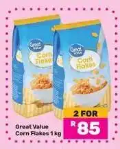 Game Great Value Corn Flakes 1 kg offer