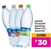 Game aQuellé Flavoured Sparkling Water 1.5 L Assorted offer