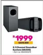 Game 2.1 Channel Soundbar System (SS330) offer