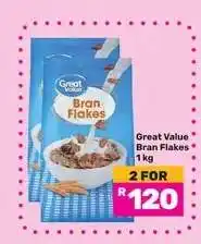 Game GREAT VALUE Bran Flakes offer