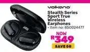 Game Volkano Stealth Series Sport True Wireless Earphones offer