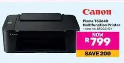 Game Canon Pixma TS3640 Multifunction Printer offer