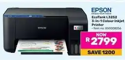 Game EPSON EcoTank L3252 3-in-1 Colour Inkjet Printer offer