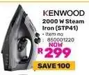 Game KENWOOD 2000 W Steam Iron (STP41) offer
