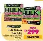 Game Hulk Gainer Box 4 kg offer