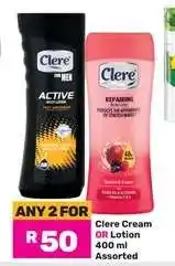 Game Clere Cream OR Lotion offer