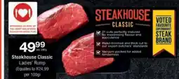 Checkers Steakhouse Classic Ladies' Rump offer