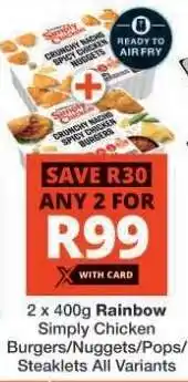 Checkers Rainbow Simply Chicken offer