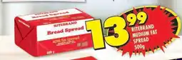 Shoprite RITEBRAND MEDIUM FAT SPREAD 500g offer