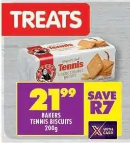 Shoprite BAKERS TENNIS BISCUITS 200g offer
