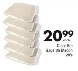 Save Hyper Clear Bin Bags 25 Mircon offer