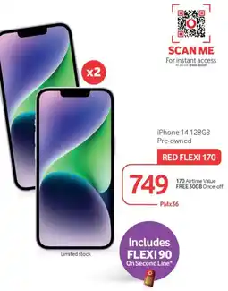 Makro iPhone 14 128GB Pre-owned offer