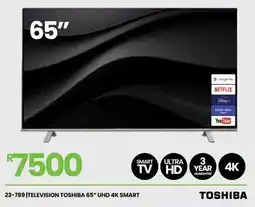 Fair Price Toshiba 65" UHD 4K Smart TV offer