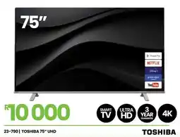 Fair Price Toshiba 75" UHD Smart TV offer