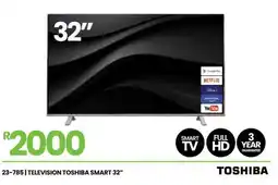 Fair Price Toshiba 32" FHD Smart TV offer