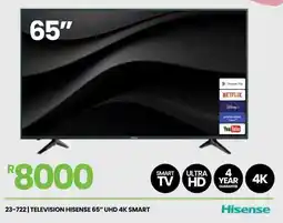 Fair Price Hisense 65" UHD 4K Smart TV offer