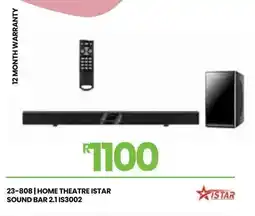 Fair Price iStar home theatre sound bar 2.1 offer