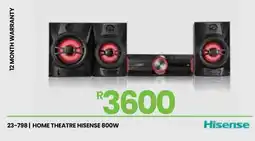 Fair Price Hisense home theatre 800w offer