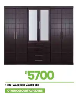 Fair Price Wardrobe valerie 6 door offer