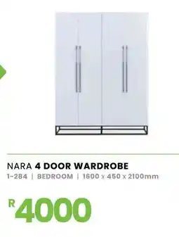 Fair Price Nara 4 door wardrobe offer