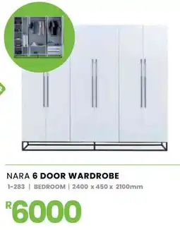 Fair Price Nara 6 door wardrobe offer