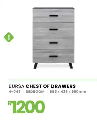 Fair Price Bursa chest of drawers offer