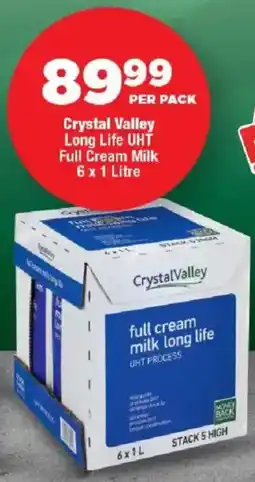 OK Foods Crystal Valley Long Life UHT Full Cream Milk offer