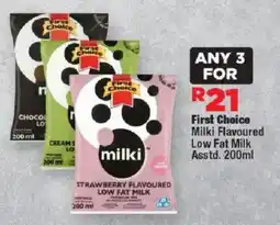 OK Foods First Choice Milki Flavoured Low Fat Milk offer