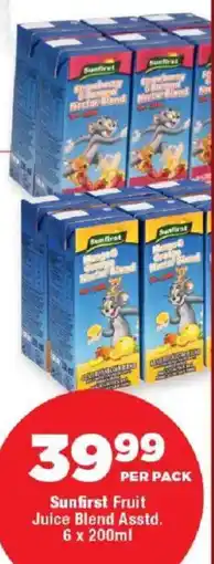 OK Foods Sunfirst Fruit Juice Blend offer