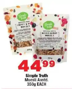 OK Foods Simple Truth Muesli offer