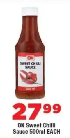 OK Foods OK Sweet Chilli Sauce offer