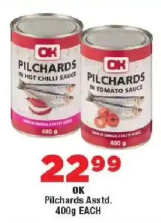 OK Foods OK Pilchards offer