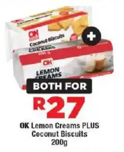 OK Foods OK Lemon Creams plus Coconut Biscuits offer
