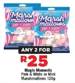 OK Foods Magic Moments Pink & White or Mini Marshmallows offer