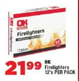 OK Foods OK Firelighters offer