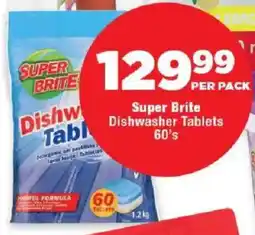 OK Foods Super Brite Dishwasher Tablets offer