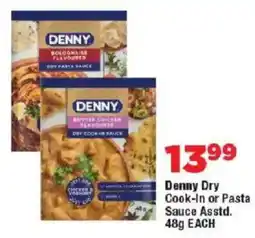 OK Foods Denny Dry Cook-In or Pasta Sauce offer
