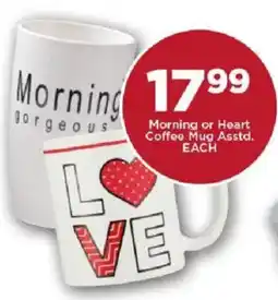 OK Foods Morning or Heart Coffee Mug offer