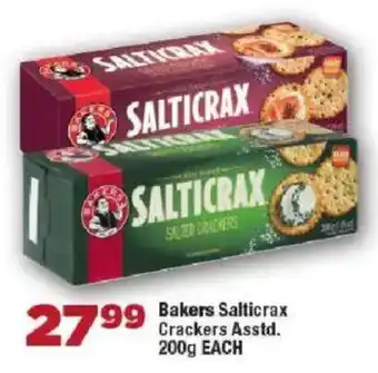 OK Foods Bakers Salticrax Crackers offer