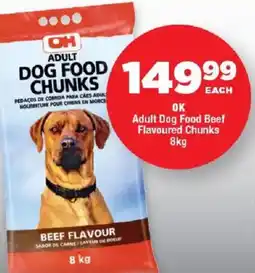 OK Foods OK Adult Dog Food Beef Flavoured Chunks offer