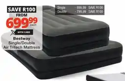 Checkers Bestway Single/ Double Air Tritech Mattress offer