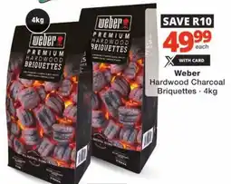 Checkers Weber Hardwood Charcoal Briquettes offer