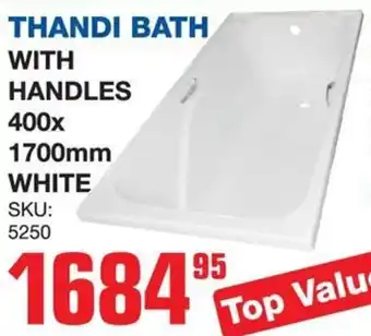 Cashbuild Thandi bath with handles offer